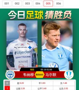 瑞超：韋納穆vs馬爾默比分預(yù)測、勝負預(yù)測深度解析球隊實力